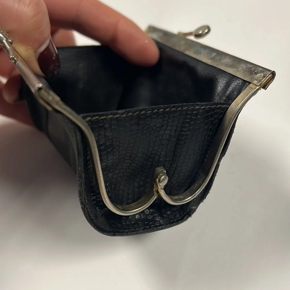 Fendi for Neiman Marcus Vintage Kisslock Wallet Change Purse